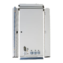 Steel Building Door White