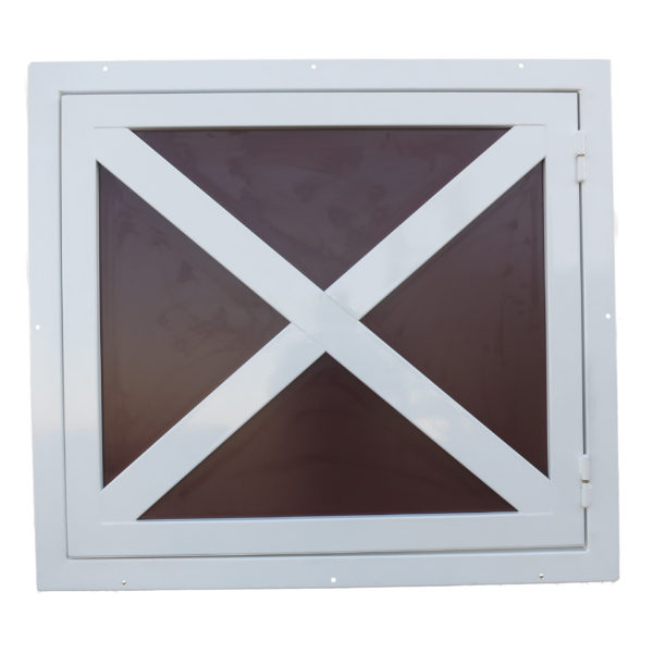 Hinged Bale Door with Crossbucks